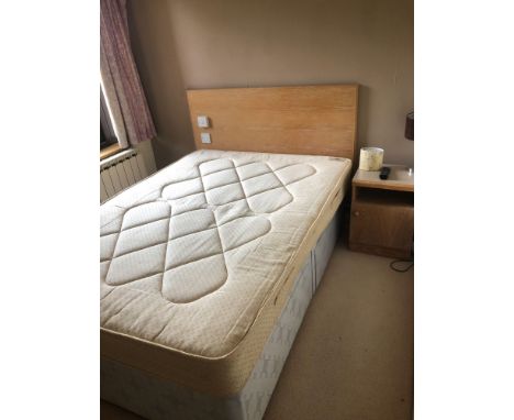 { Option of lots:  780, 781 } Contents Of Room 201 And 202 Comprising Of; 2x Double Beds, 2x Bedside Cabinets, 1x Lamp, 2x Ye