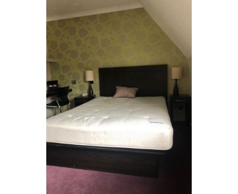2 x King Size Beds & Double Beds With Headboards 8x Bedside Tables 4x Hanspree 22Â Flat Screens Wall Mounted Television With 