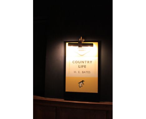 Country Life Framed Art Print By Penguin Books With A Brass Picture Lamp 450 x 700mm