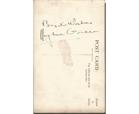 Hughie Green signed on reverse of vintage colour postcard. 2 February 1920 - 3 May 1997 was an English television presenter. 