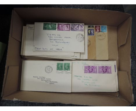 A collection of First Day covers, mainly 1948 UK Olympics