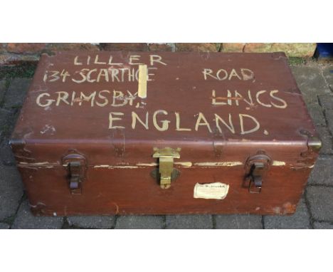 Camphor wood lined trunk