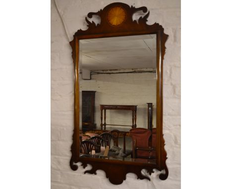 Reproduction wall mirror in the Chippendale style