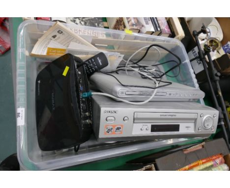 Humax Freeview Play, Sony smart Engine video machine and DVD player
