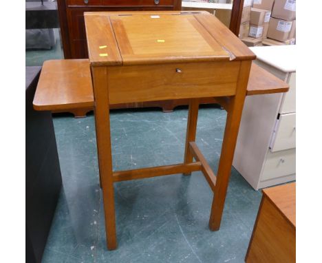 Vintage school teachers writing desk