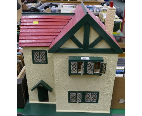 Vintage dolls house with furniture