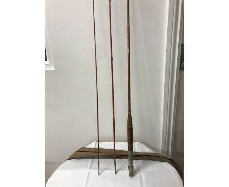 VINTAGE SPLIT CANE FLY FISHING ROD