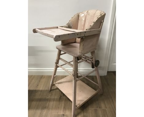 VINTAGE HIGH-LOW BABY'S CHAIR