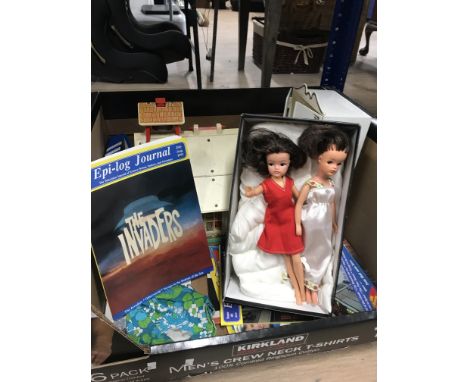 BOX OF VINTAGE TOYS INC SINDY