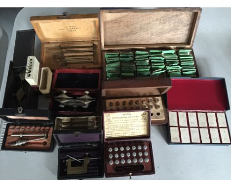 WATCHMAKERS TOOLS & SPARES - to include boxed depthing tools and associated spares such as springs. 