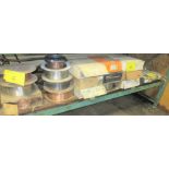 LOT OF WELDING WIRE REELS