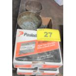 LOT OF (2) CARTONS OF F350S NAIL STRIPS AND NAILS