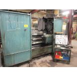MORI-SEIKI SL-7 CNC TURNING CENTER, CNC CONTROL, 20” 3-JAW CHUCK, TURRET, TAILSTOCK, CHIP