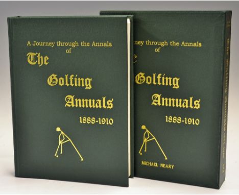 Grant, H.R.J and D.M Wilson III - signed  - "A Journey through The Annals of The Golfing Annuals 1888-1910" ltd ed 2011 in th