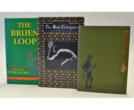 Irish signed golf books to include "The Brewing Loop" by George F Crosbie signed by the author to the front free end plate wi
