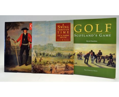 Hamilton, David signed - "Golf - Scotland's Game" publ'd 1998 - a full colour litho printed publication for general sale, 269