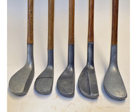 5x various alloy mallet heads putters to incl The Northwood A Model, 3x Mills incl Ray, Braid Mills 1915 and M3 model and a D