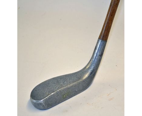 Standard Golf Co Mills Y model alloy longnose putter - serial no 3917 medium lie wt 9oz 15drms - with good hosel