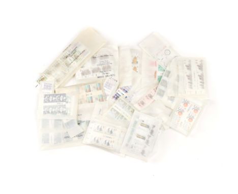 A Collection of GB Stamps, A large collection of 1970 Commemorative stamps in quantities. Predominantly gutter and traffic li