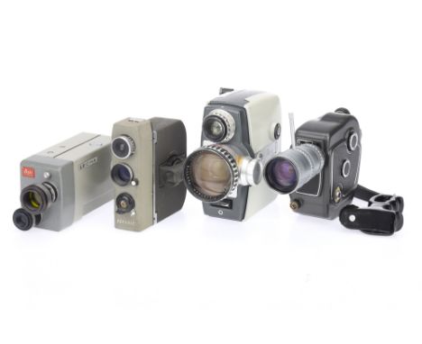 A Mixed Selection of Motion Picture Cine Cameras, to include a Beaulieu M C8 R, body G-VG, motor winds & runs, optics G-VG, s