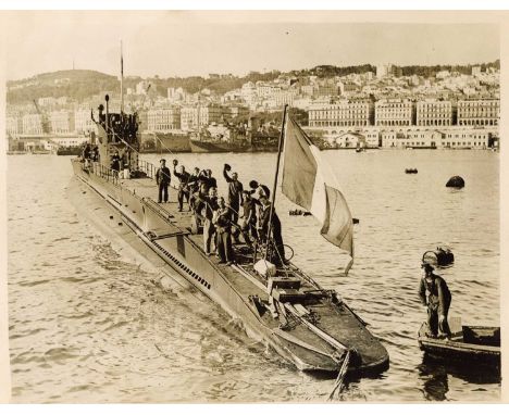 Vintage WWII Official Press Photographs, The War on Land, Sea original vintage gelatin silver prints printed c.1940-1945, som