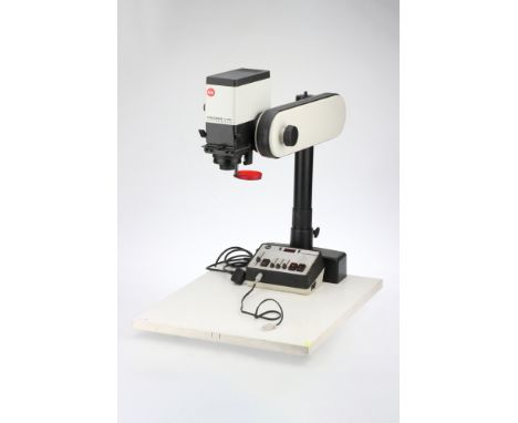 A Leitz Focomat V 35 Autofocus Photographic Enlarger, white, with B&amp;W head, also with Leitz Focotar 40mm f/2.8 lens, opti