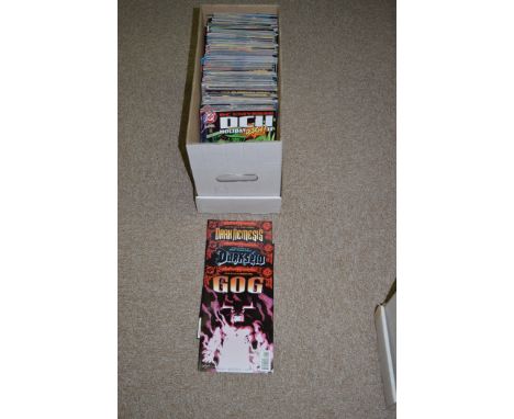 DC Comics, various titles: Superman; Batman; Lobo; Green Lantern; and others.