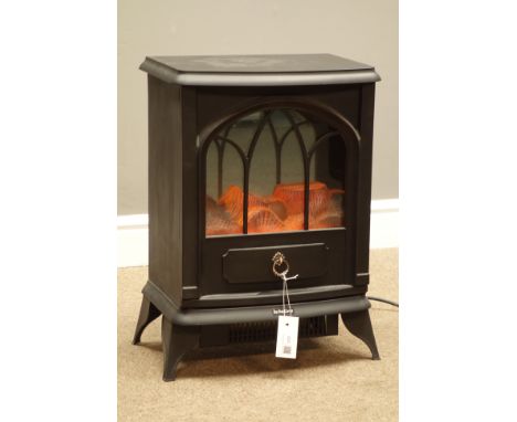 Kingavon CH600 fuel effect electric stove, W40cm, H54cm, D26cm (This item is PAT tested - 5 day warranty from date of sale)  