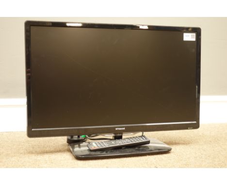 Polaroid SHDV2211 22" LCD television with DVD and remote   Condition Report   Click here for further images, condition, aucti