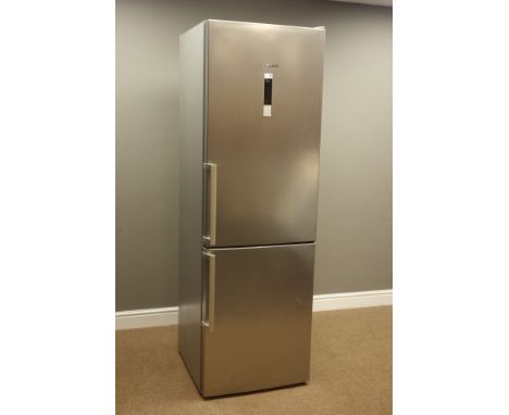BOSCH KGN36XL30G fridge freezer in silver finish, W60cm (This item is PAT tested - 5 day warranty from date of sale)    Condi