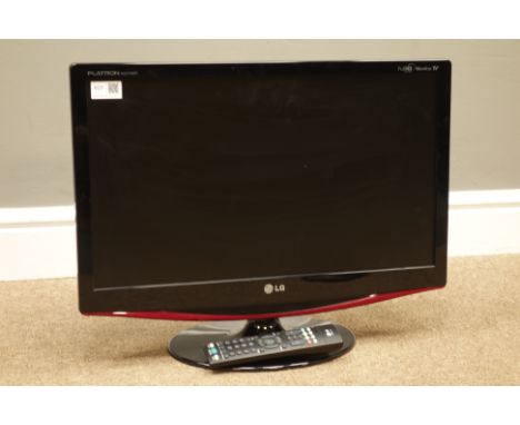 LG Flatron M227WDP 22'' television with remote and another 22'' LCD television (This item is PAT tested - 5 day warranty from