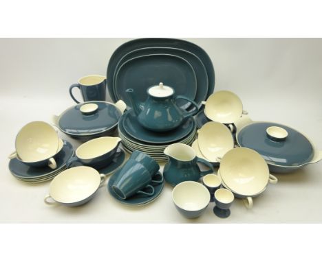 Poole Pottery part dinner and tea ware    Condition Report   Click here for further images, condition, auction times & delive