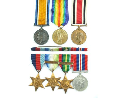 First War Pair and Special Constabulary Medal Group of Three, to 134257 GNR. C. ASBURY. R.A. on the Pair and CLAUDE ASBURY on