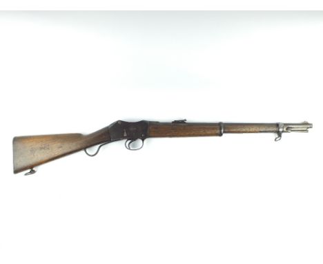A .577/450 Martini Henry Carbine, 20.6inch sighted barrel fitted with ramp and ladder rear sights, the action stamped with a 