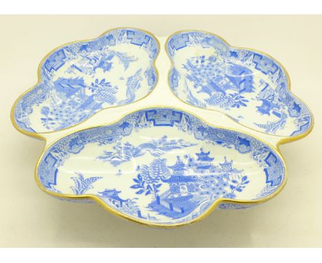 A Royal Worcester trefoil dish, 26.5cm