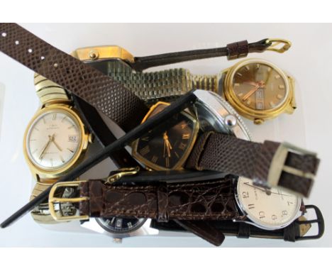 Collection of seven Timex watches
