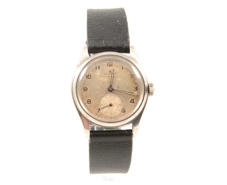 Rolex - a gentleman's Oyster Royal wristwatch, 24mm silver-coloured Arabic numeral dial with subsidiary seconds dial in a 31m
