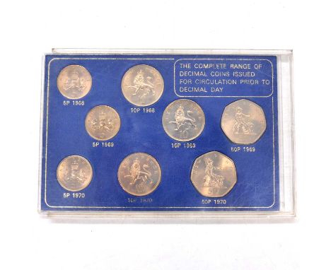 A quantity of British pre- and post-decimal coins, worldwide coins, and 19th century token, a collection of George III and la