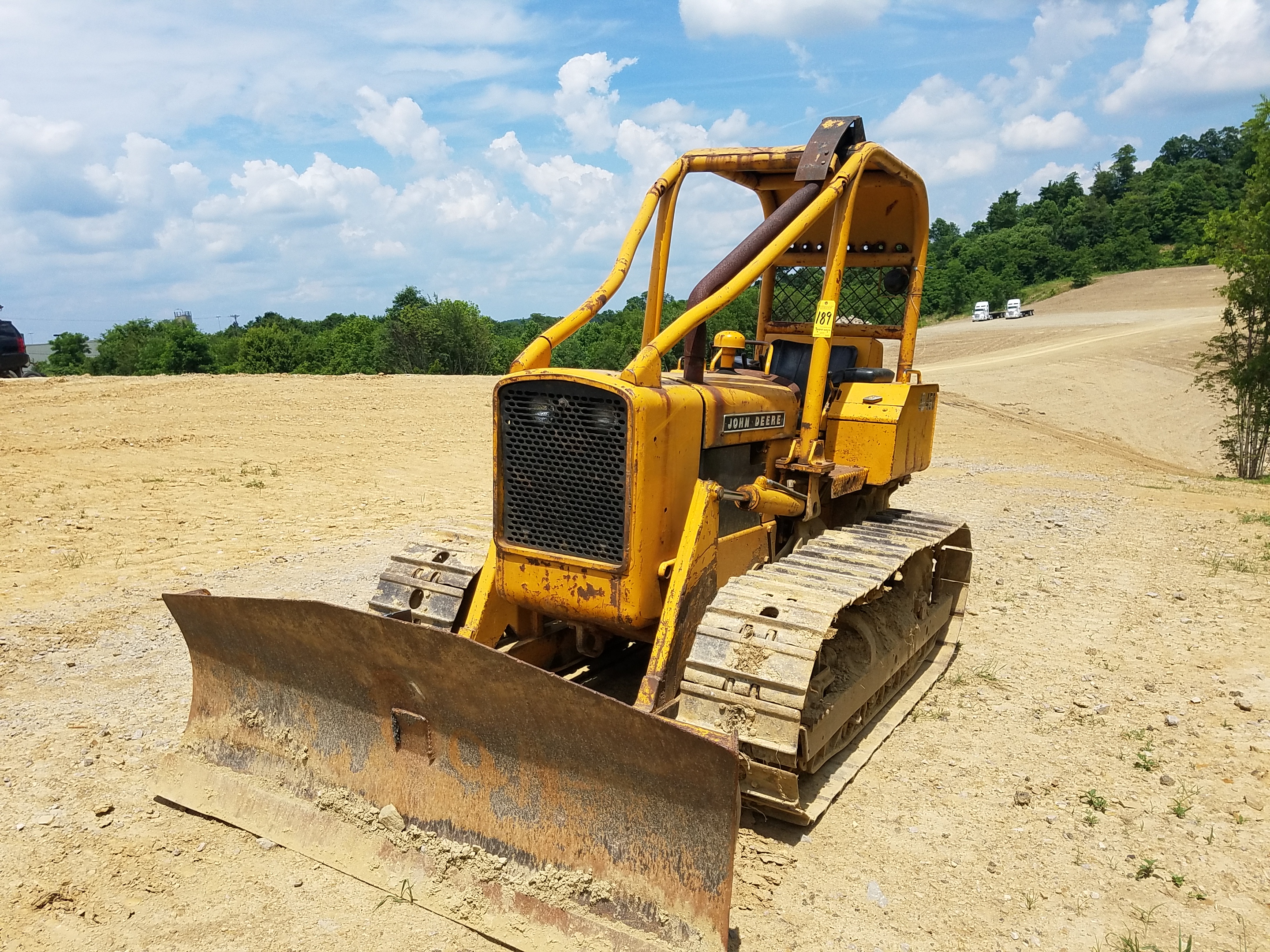 John Deere Model JD 450 Crawler Dozer, SN 103304T, OROPS, Rear Winch, 6