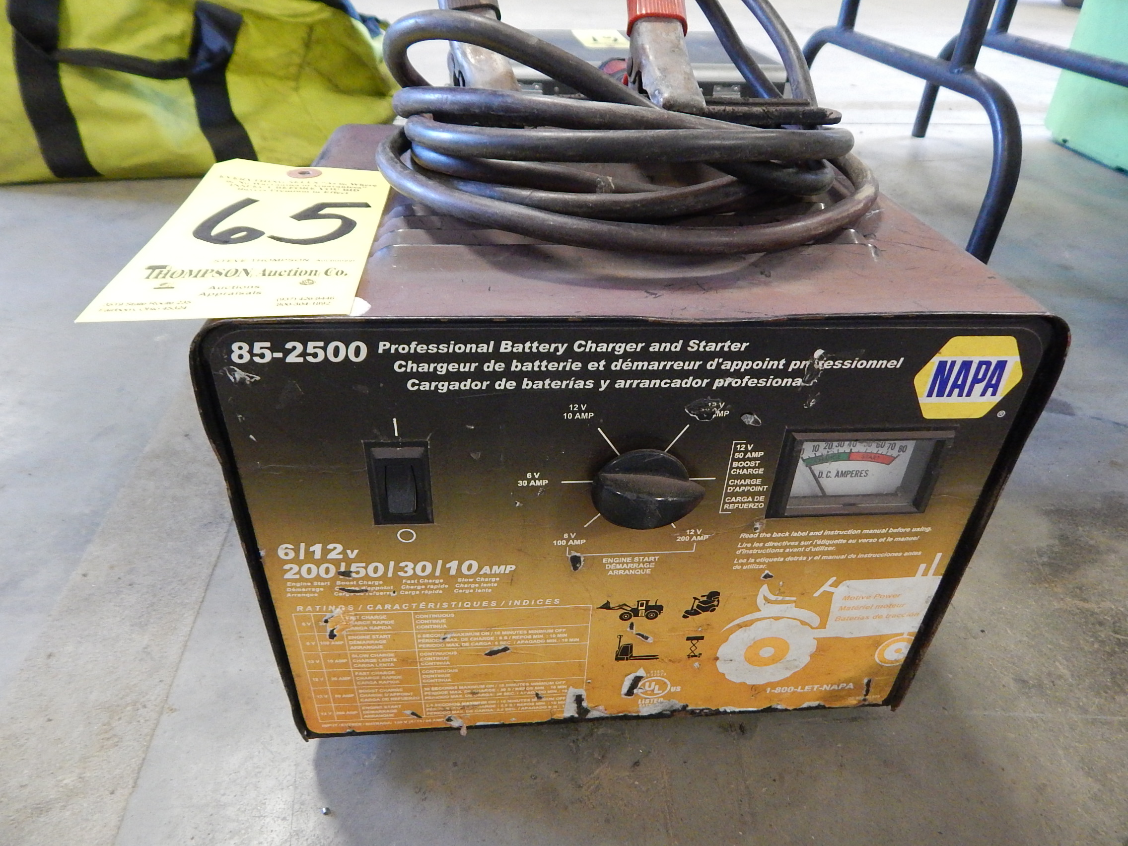 NAPA 852500 Battery Charger