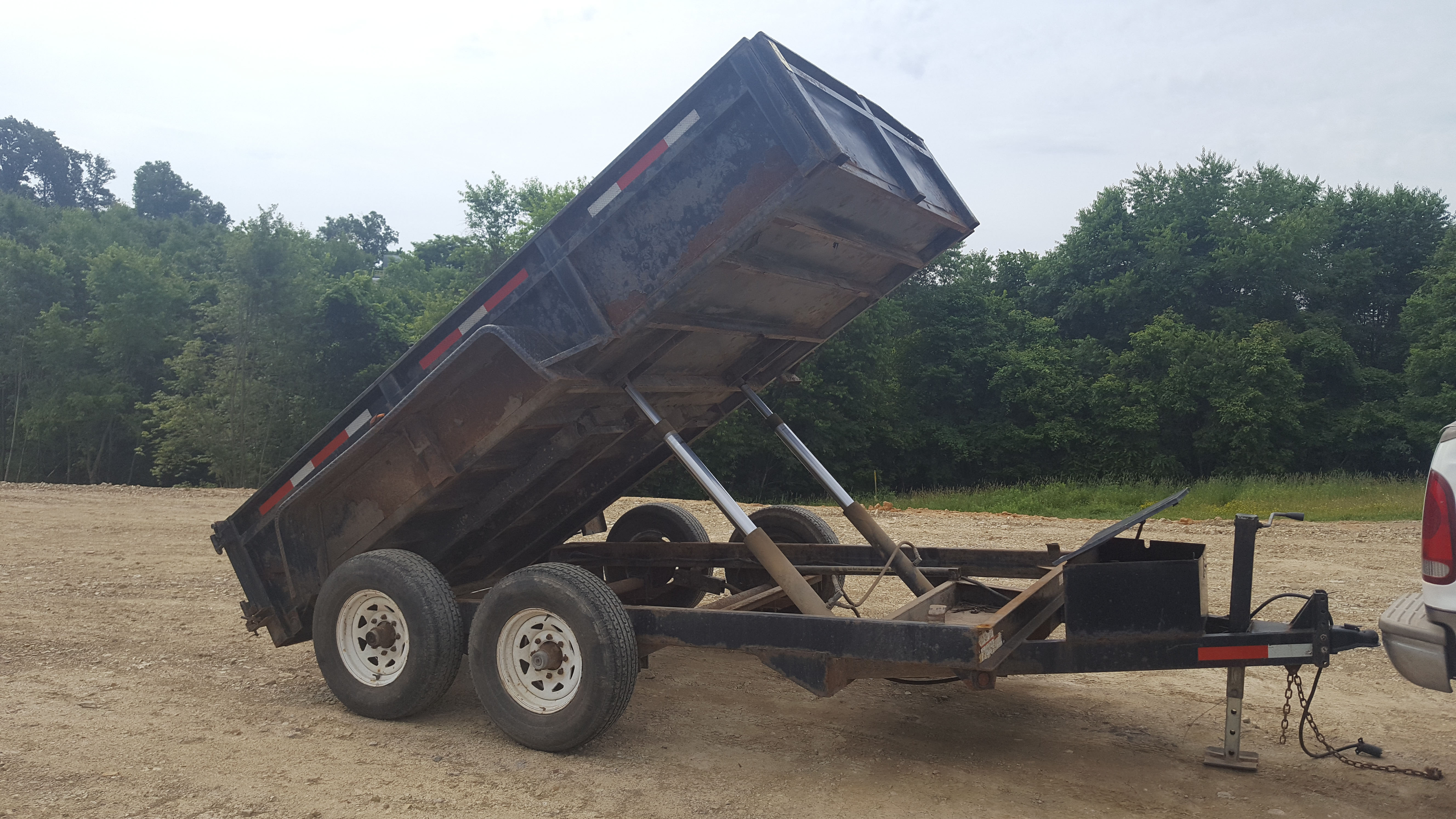 2011 BriMar Tandem Axle Dump Trailer, VIN 43YDC1728BC084878, 12,000 lb