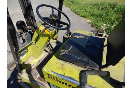 Clark Model TM12 Electric Forklift SN TM24702456840FA, 2,500 lb. cap