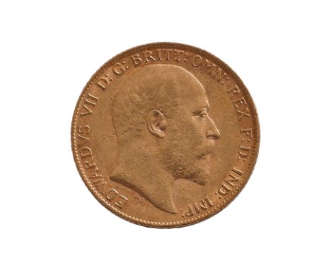 GREAT BRITAIN EDWARD VII GOLD HALF SOVEREIGN 1903
Portrait bust facing right, reverse with St.George and the dragon, date bel