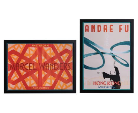 TWO LOUIS VUITTON OBJET NOMADES POSTERS
Andre Fu and Marcel Wanders for Louis Vuitton, designed by Polly Brotherwood
50 x 70c