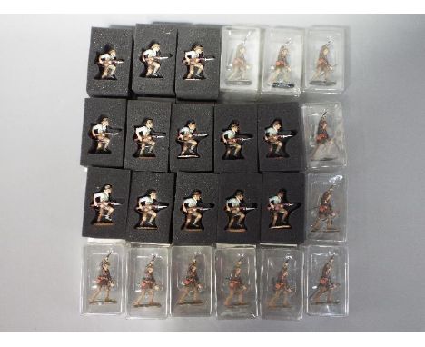 De Agostini - Approximately 20 metal soldiers by De Agostini in blister packs / foam packaging. Lot consists of Captain Lanca