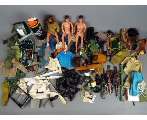 Palitoy, Gabriel - A large collection of vintage unboxed Palitoy Action Man part uniforms and accessories, with three unboxed