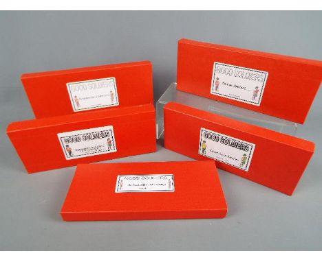 Good Soldiers - Five boxed sets of figures from Good Soldiers. Lot consists of Coldstream Guards in Greatcoats; British Army 