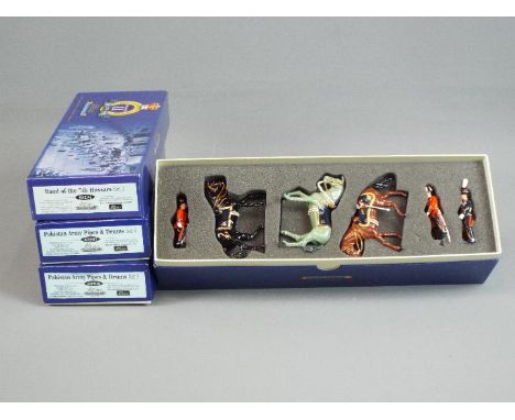 Britains - Four boxes of soldiers from the Britains Collectors Club Golden Jubilee Series. Lot comprises of #40307 Pakistan A