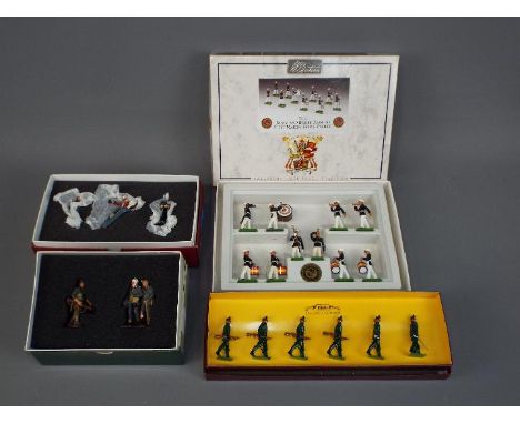 Britains - Four boxes of Britains figures from various ranges. Lot includes #8891 The London Rifle Brigade; #17387 German POW