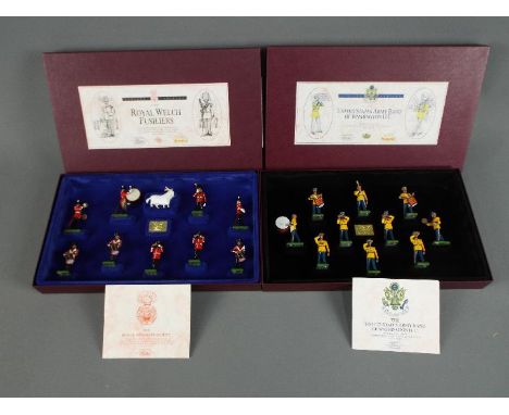 Britains - Two boxed Limited Edition Britains Sets. Lot includes #5191 The Royal Welch Fusiliers and #5391 The US Army Band o
